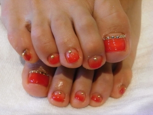 toe nail art