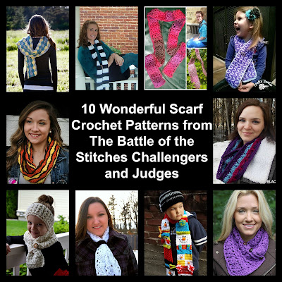  10 Wonderful Scarf Crochet Patterns from The Battle of the Stitches