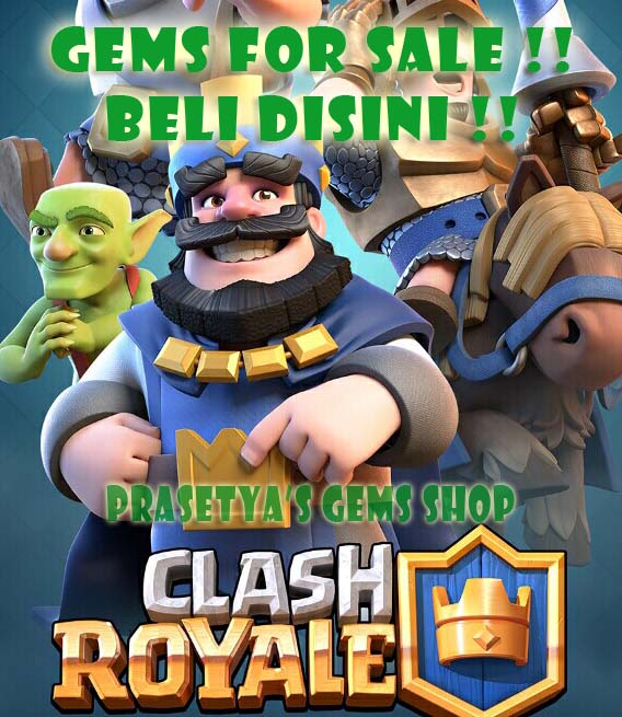 Jual Gems Clash Royale