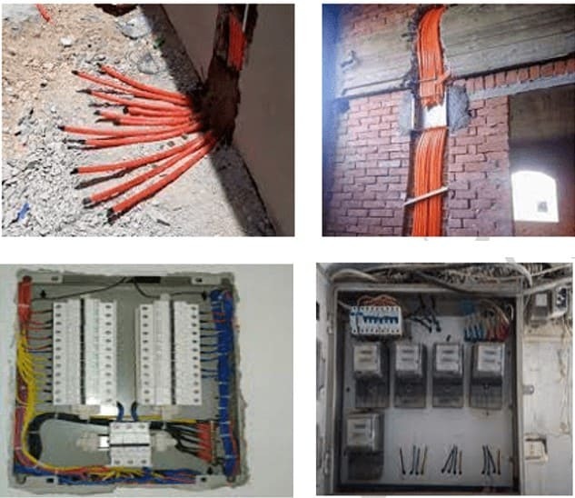 بنود أعمال الكهرباء ومراحل تنفيذها