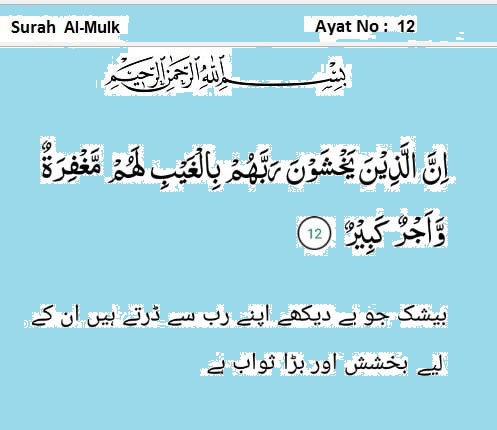 Surah Al-Mulk with Urdu Translation