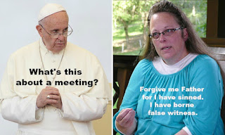 Pope Francis Kim Davis