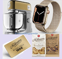 Concorso La Molisana "Voglio l'oro" : vinci buoni spesa da 100 euro, impastatrici Kenwood e Apple Watch