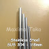 AS Shaft Stainless Steel 304 8mm Smooth Rod Diameter 8 mm Per CM