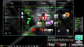 THEME WINDOWS 7 AC MILAN GLASS