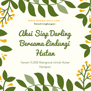 Aksi Siap Darling Bersama Lindungi Hutan : Tanam 11.000 Mangrove Untuk Hutan Harapan 