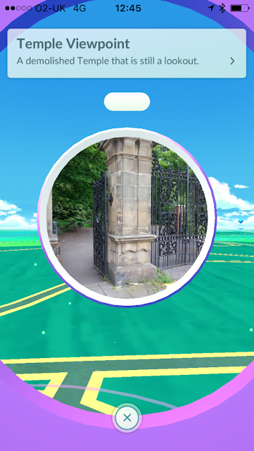 a pokestop, heaton park, newcastle