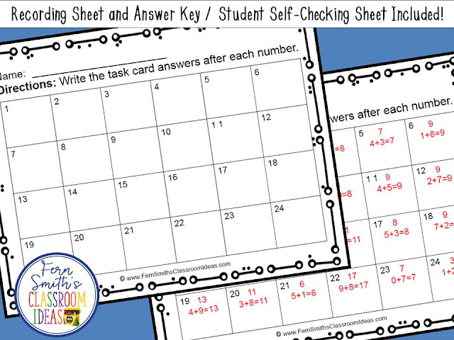 Are You Teaching the Commutative Property of Addition? Lessons, Tips and Resources to Help You! You will love how easy it is to prepare these task cards for your centers, small group work, scoot, read the room, homework, seat work, the possibilities are endless. Your students will enjoy the freedom of task cards while learning and reviewing important skills at the same time! Perfect for review. Students can answer in your classroom journals or the recording sheet. Perfect for an assessment grade for the week. Twenty-Four Commutative Property of Addition Task Cards.