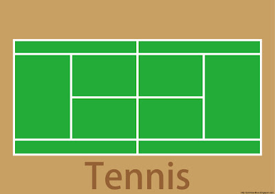 手作りデザインプリントカードbox 無料カードダウンロードサイト 129無料カードデザイン テニスコートイラストポストカード無料 ダウンロードtennisテニス場カード
