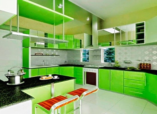 Contoh Desain Dapur Cantik Minimalis Berbagai Warna 