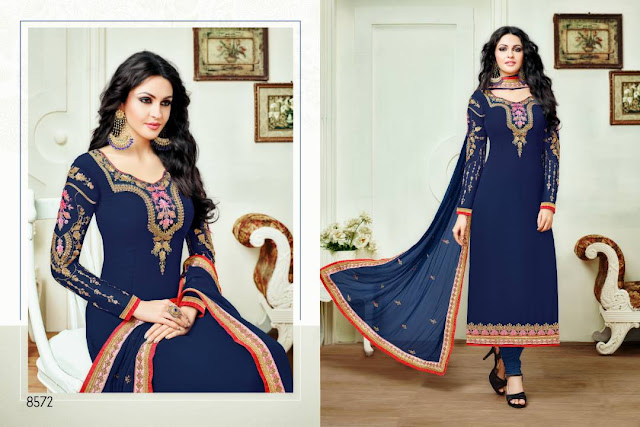 Buy Online Party Wear Straight Cut Salwar Suit