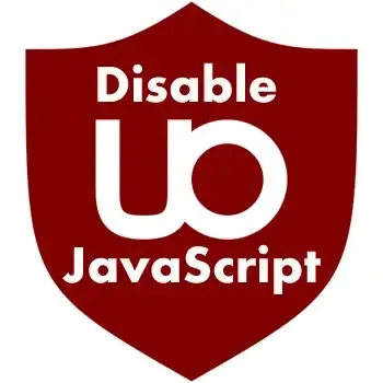 Disable JavaScript uBlock Origin plugin