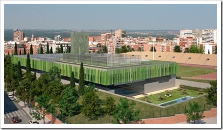 Panorámica de las nuevas instalaciones deportivas del Estadio de Vallehermoso, apertura 2014.