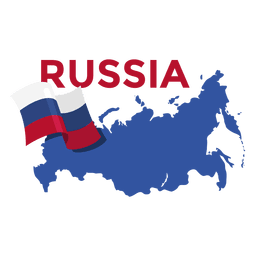 ilustração - mapa da Rússia