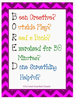  BORED Activity Cards for Summer