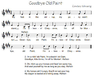 Goodbye+Old+Paint2 Cowboy Songs