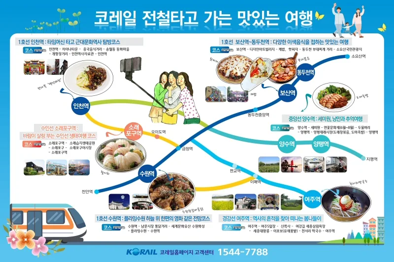 싱그러운 5월 가족과 함께 떠나는 노선별 맛있는 여행코스 6곳 추천