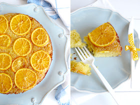 bolo de amêndoa e laranja