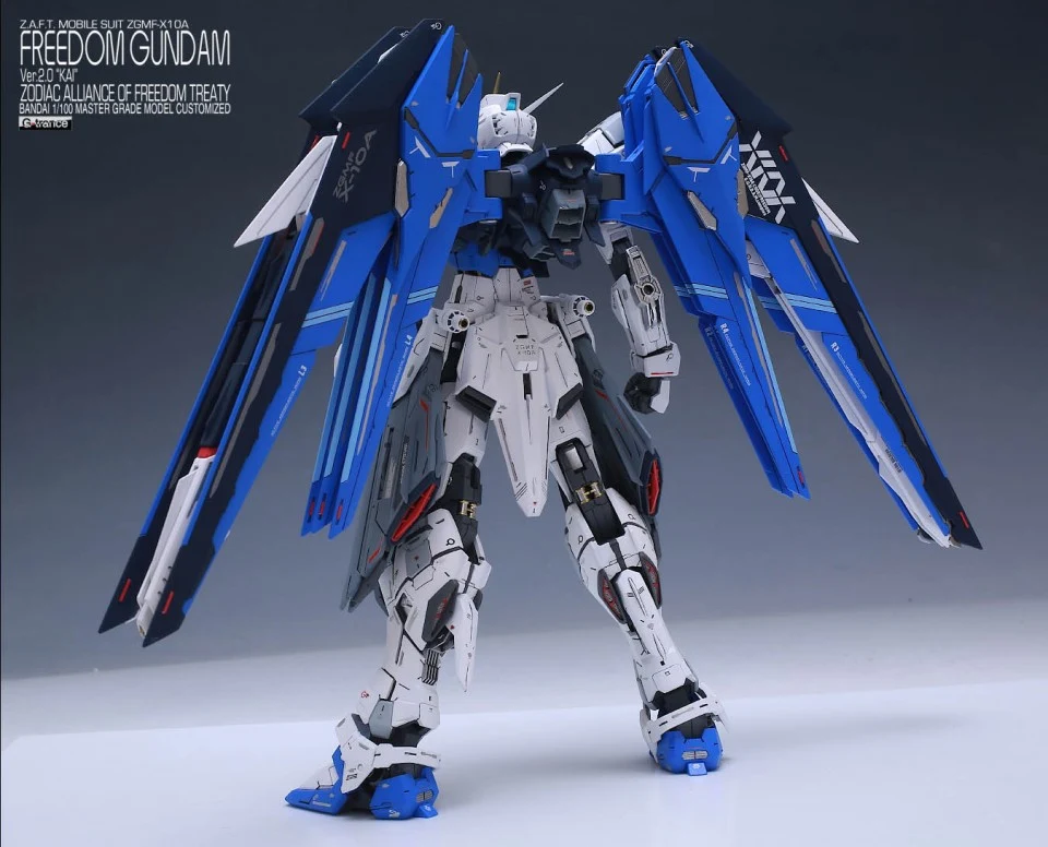 Custom Build: MG 1/100 Freedom Gundam Ver. 2.0 "KAI" by g_trans8