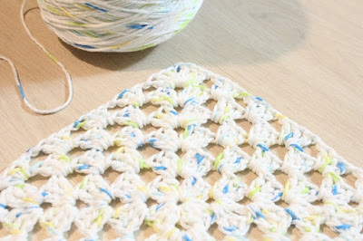 crochet, cotton, granny square, Granny-Spiration Challenge