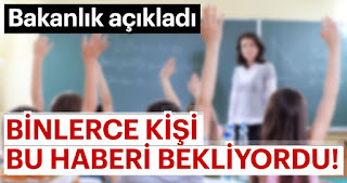 Sözleşmeli öğretmenlik tercih ne zaman açıklanacak?