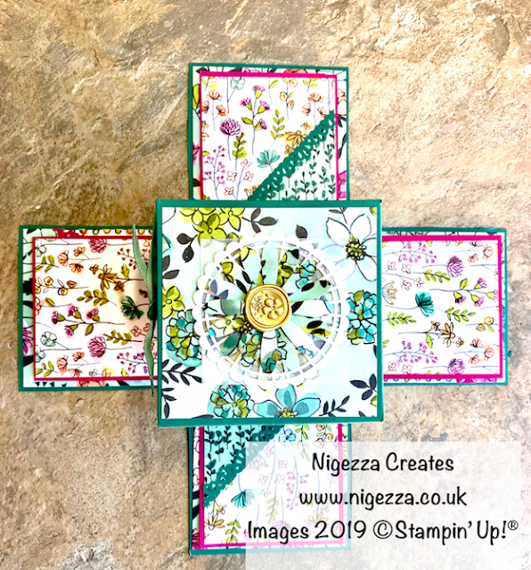 Nigezza Creates, InspireINK May Blog Hop:Stampin' Up!  Retiring Favourites, Share What You Love Exploding Cube Mini Album