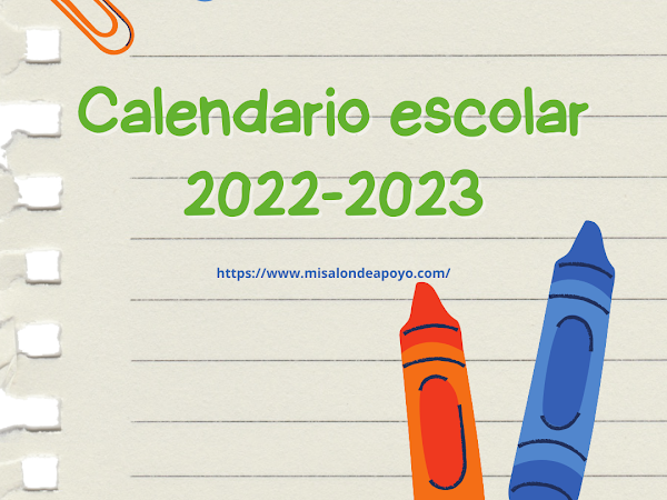 Calendario escolar 2022-2023