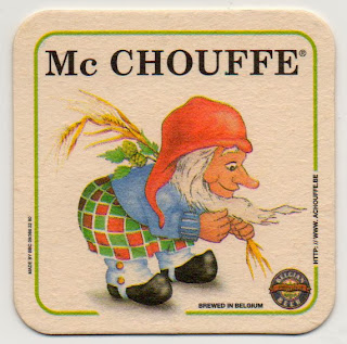 sous-bock de la bière belge Mc Chouffe