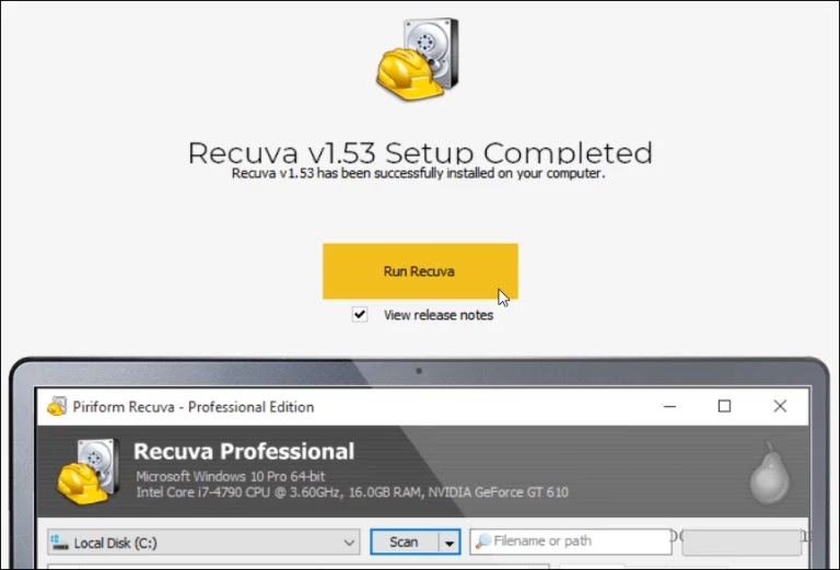 أقوى برنامج  Recuva لاستعادة الملفات المحذوفة عن طريق الخطأ من سلة المحذوفات