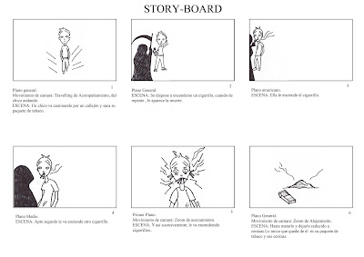 ejemplo de un storyboard