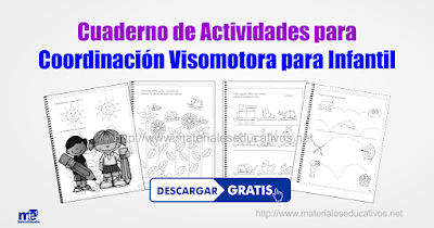 Cuaderno de Actividades para Coordinación Visomotora para Infantil