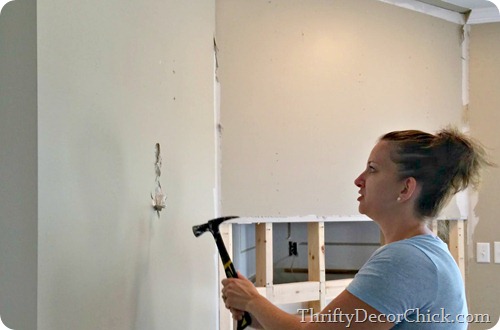taking down a wall