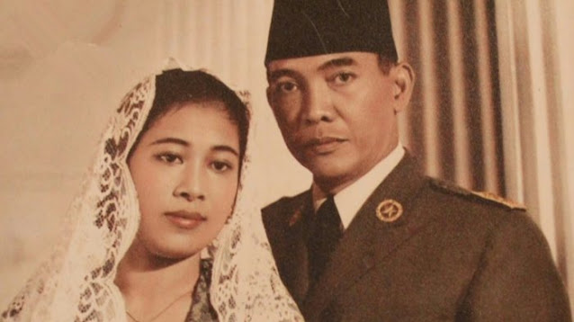 Foto Bung Karno dan Bu Fatmawati