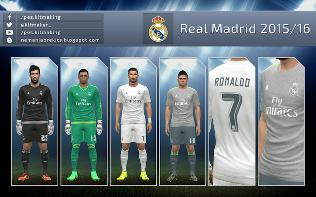 PES 2015 Real Madrid 2015/16 GDB v1 by Nemanja