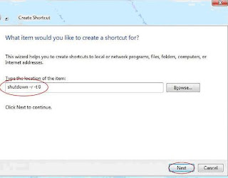 Guide create windows shutdown shortcut