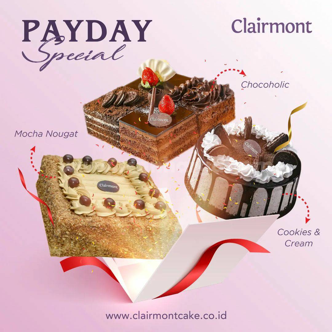 CLAIRMONT Promo PAYDAY SPECIAL DISKON 26%