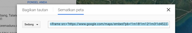 Cara Menambahkan Google Maps di Blog, cara membuat peta dengan html