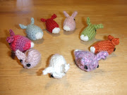. bunnies. There are some scraps of variegated yarn and some King Cole in .