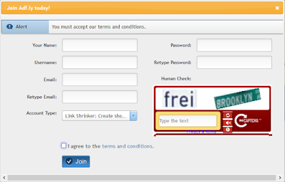 Cara Pendaftaran Adf.ly