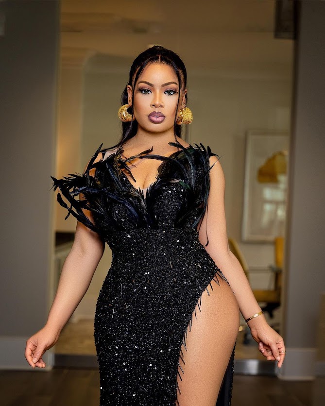 Reality star, Nina Dazzles in Black as she celebrates her 26th birthday (Photos)