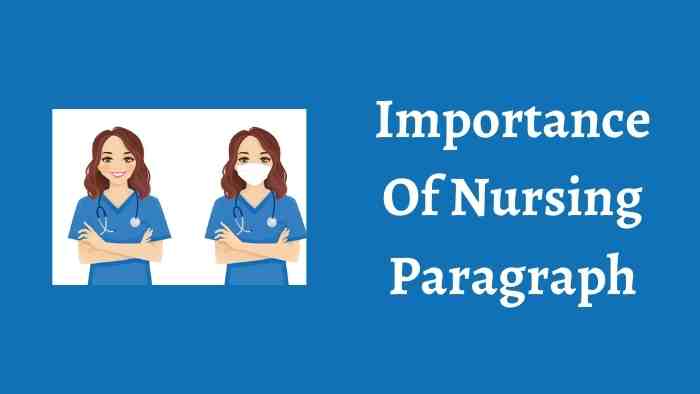 Importance Of Nursing Paragraph