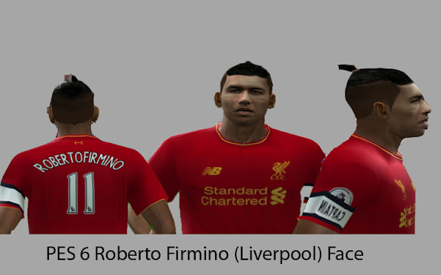 Ultigamerz: PES 6 Roberto Firmino (Liverpool) New Face & Hair