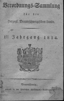 Serenissimi Verordnung 28. März 1814