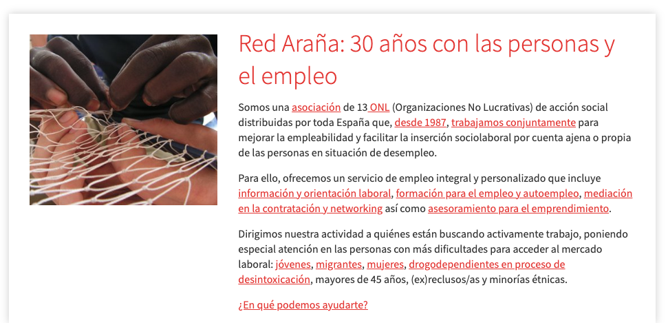 Red Araña - empleoenred.org