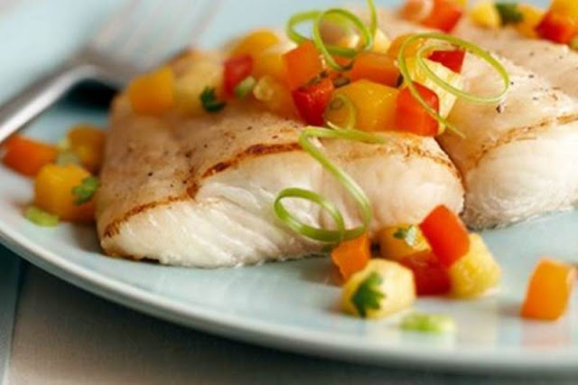 Белая рыба с овощами запечённая в духовке - пошаговый рецепт с фото