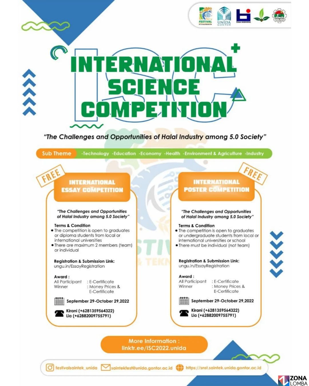 International Science Competition UNIDA Gontor 2022
