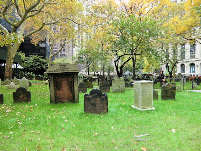 Trinity church financial district manhattan new-york