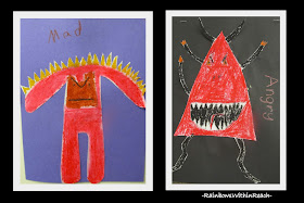 photo of: Third Grade "Monster" Drawings via RainbowsWIthinReach