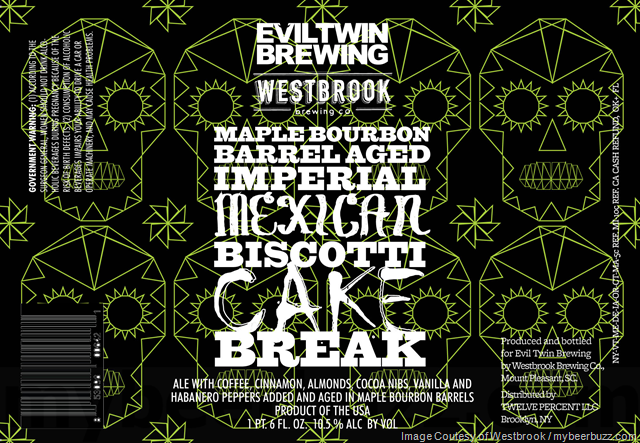 Westbrook Brewing & Evil Twin Collaborate On Two Imperial Mexican Biscotti Break Variants (Double Barrel & Maple Bourbon Barrel)