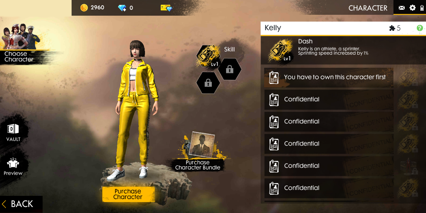 Free Fire Characters Guide - Choosing character is the ...